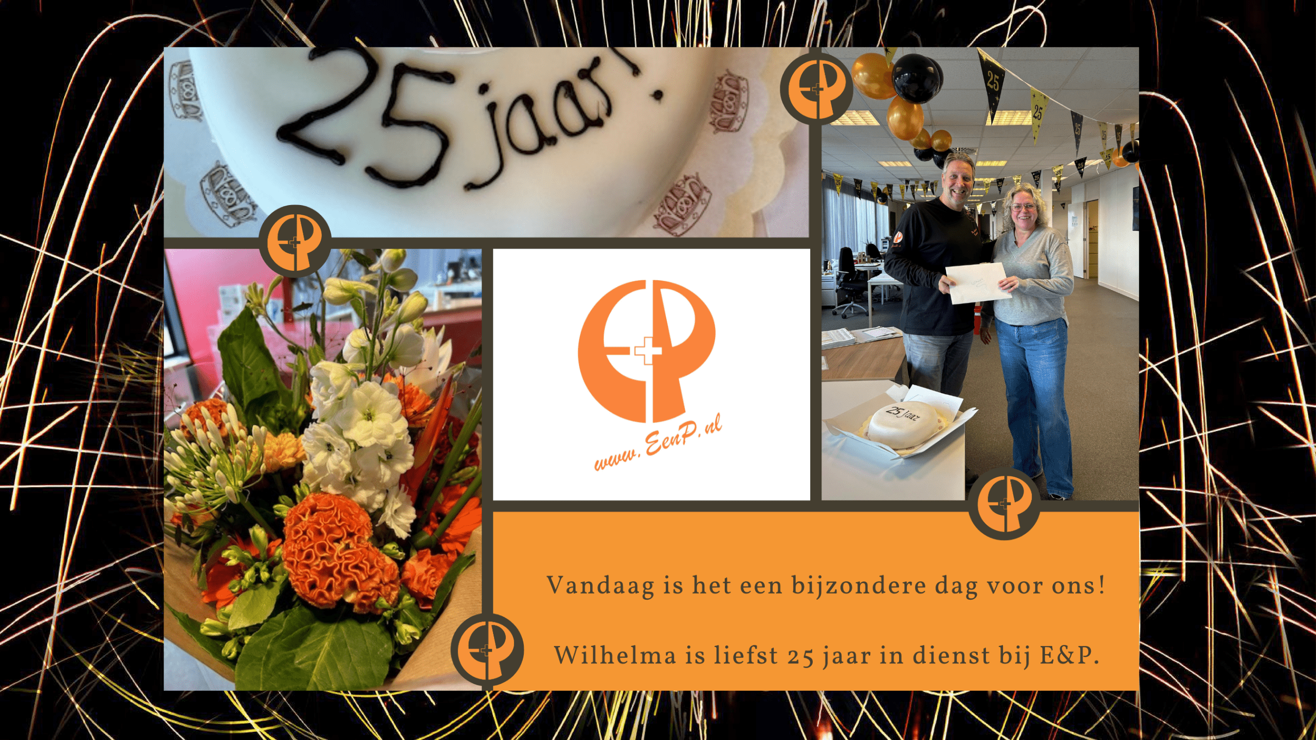 Wilhelma 25 jaar in dienst!