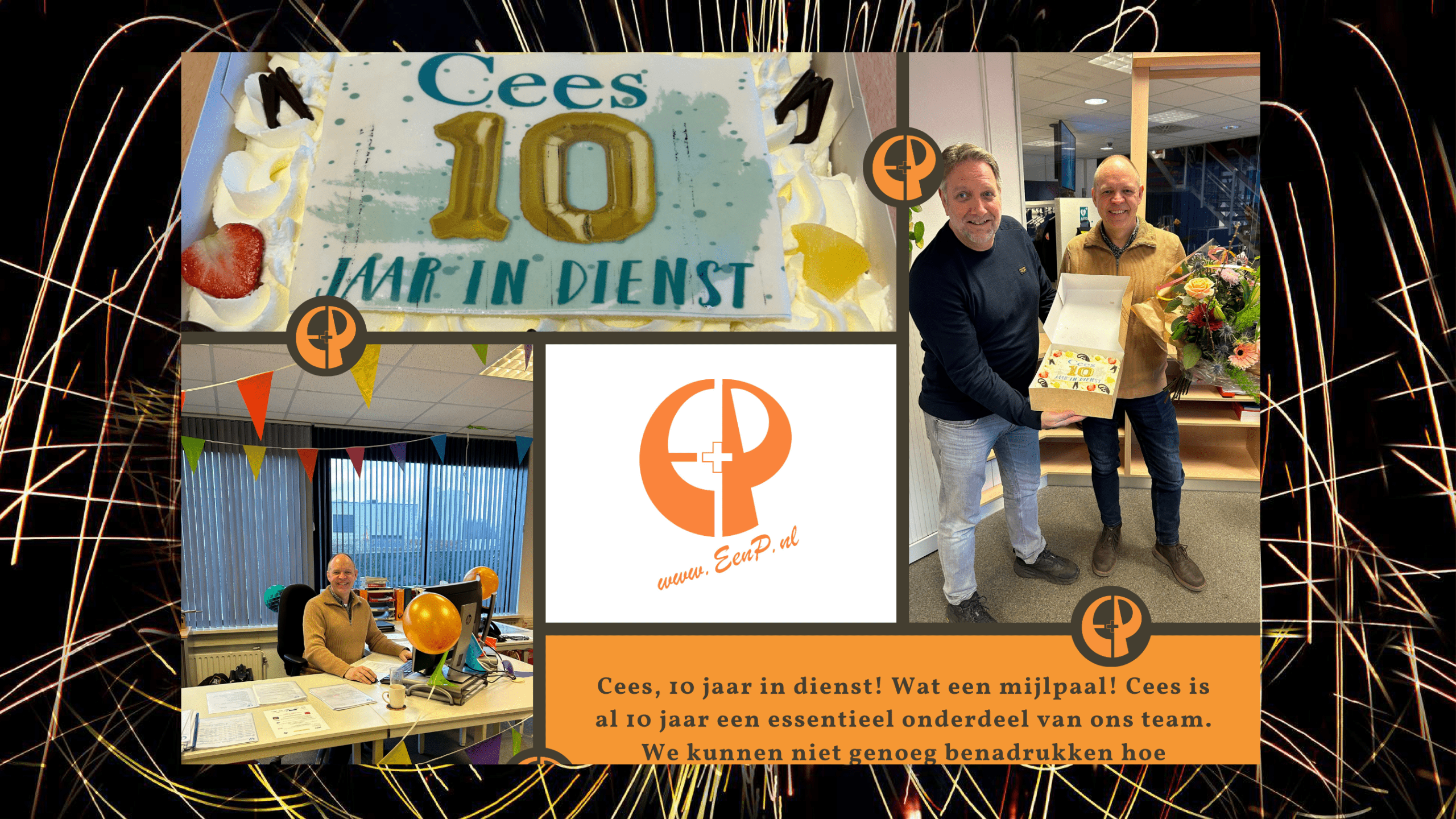 Cees van Dijk 10 jaar in dienst!