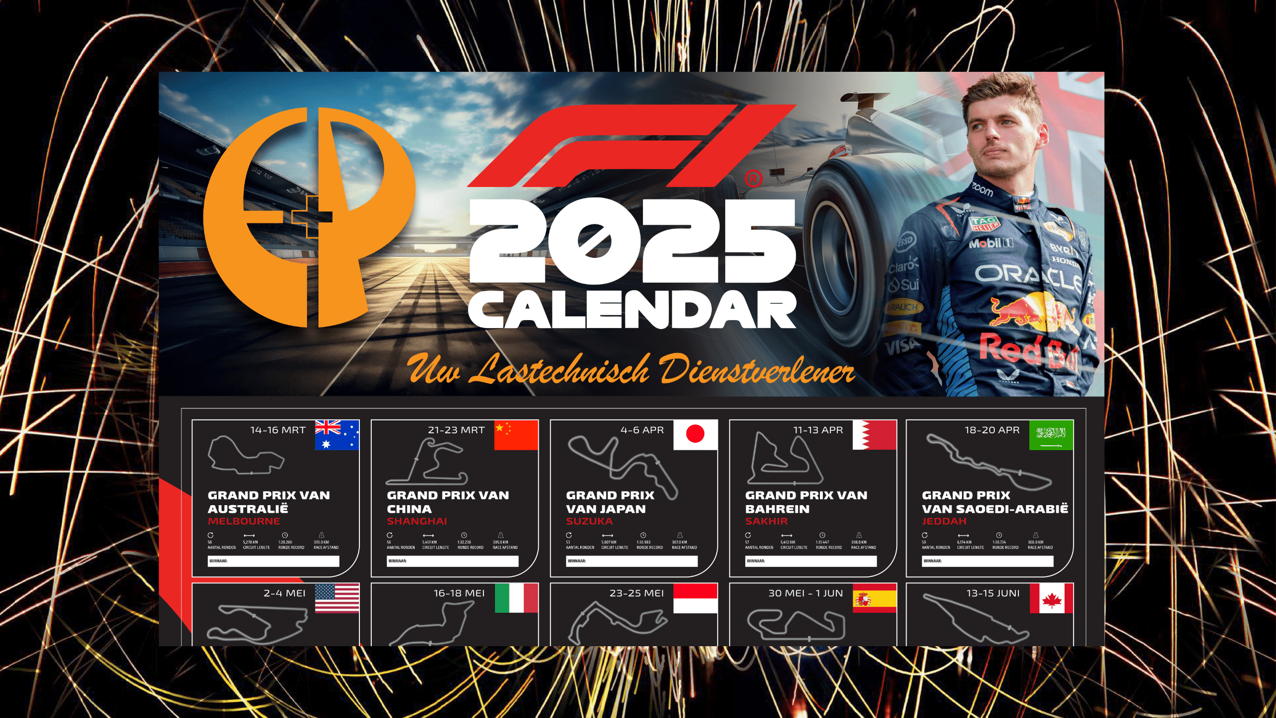 F1 Poster voor de liefhebbers!